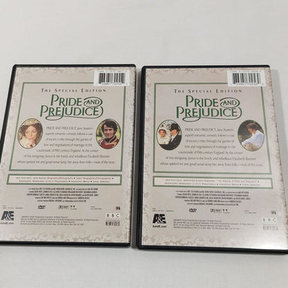 The Special Edition Pride and Prejudice Miniseries DVD Set