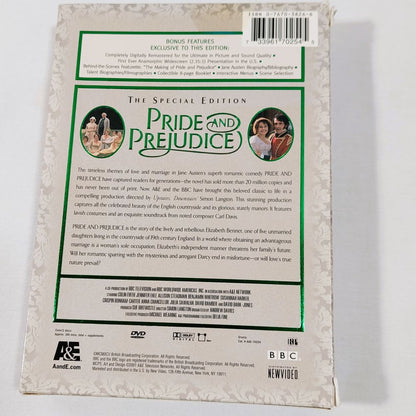 The Special Edition Pride and Prejudice Miniseries DVD Set