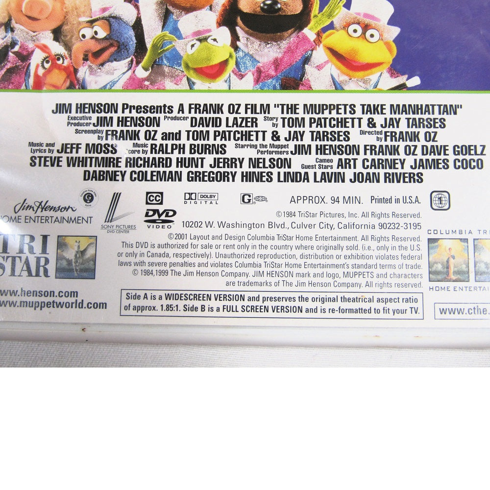 The Muppets Take Manhattan DVD Video