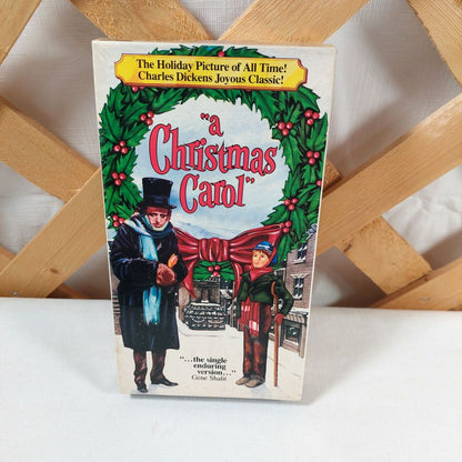 A Christmas Carol on VHS Cassette