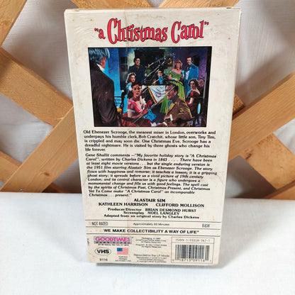 A Christmas Carol on VHS Cassette