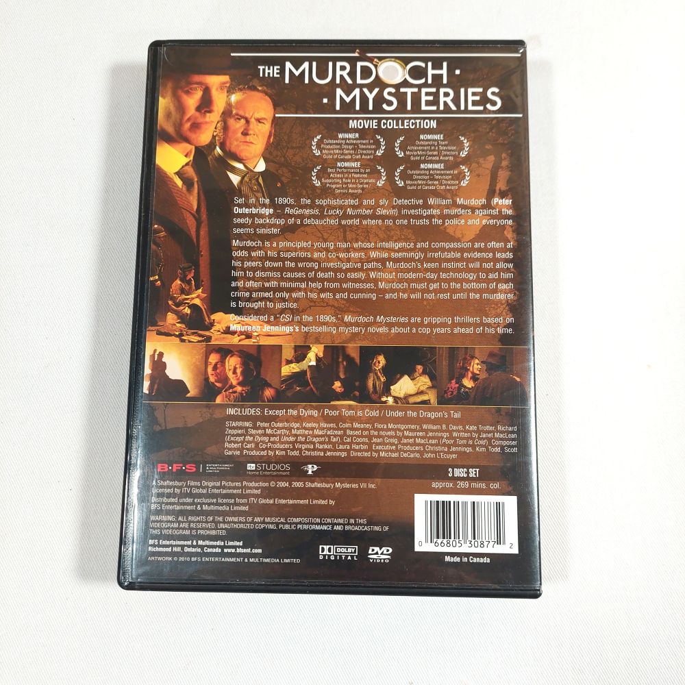 The Murdoch Mysteries Movie Collection 3-Disc Set