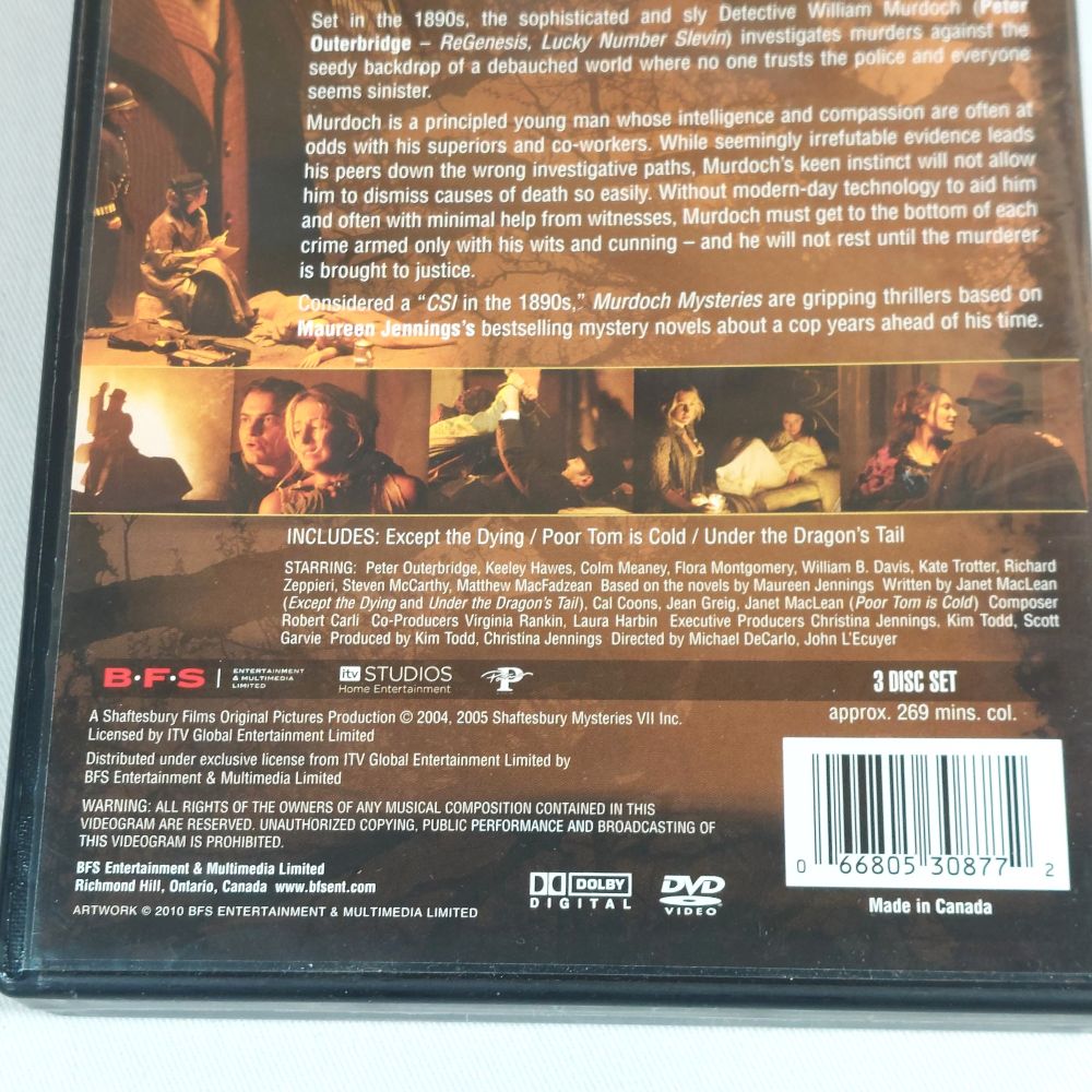 The Murdoch Mysteries Movie Collection 3-Disc Set