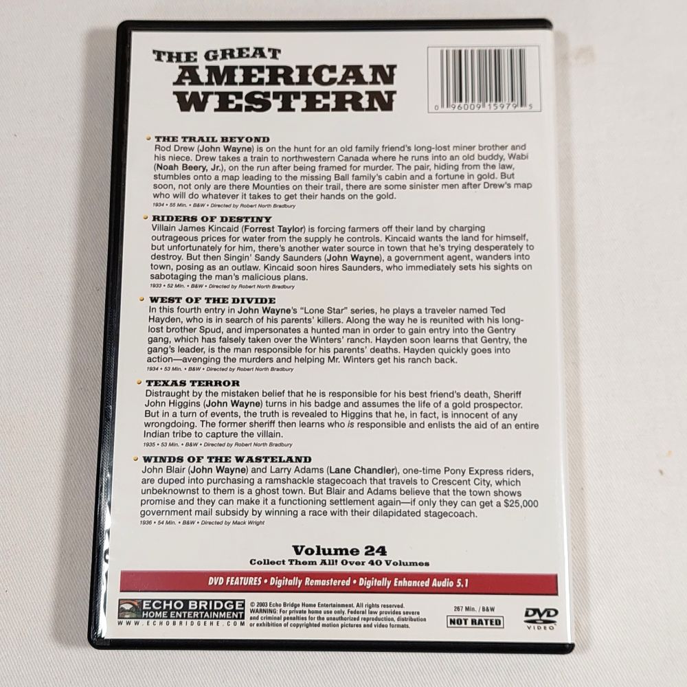 John Wayne The Great American Western 2-DVD Set