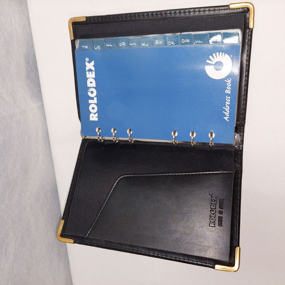 Rolodex Personal Address Book Binder Style