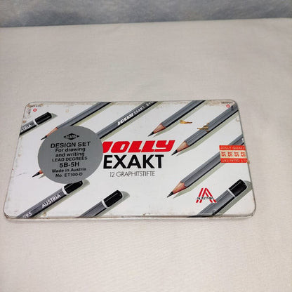 Jolly Exakt Design Set of 12 Graphite Drawing Pencils