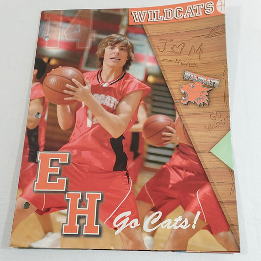 Disney High School Musical 2-Pocket Folder 3-Hole Punch