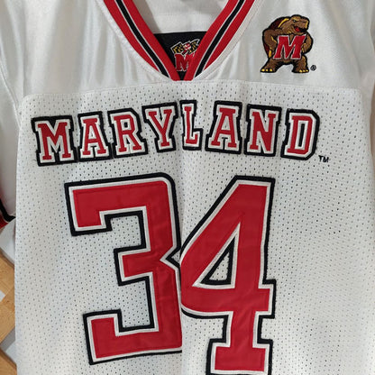 University of Maryland Sports Jersey #34 Colosseum Athletics Youth Size 16/18