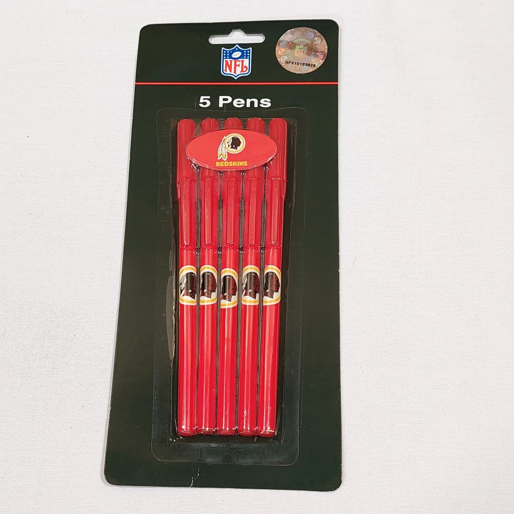 Novelty Set of Pens Washington Redskins