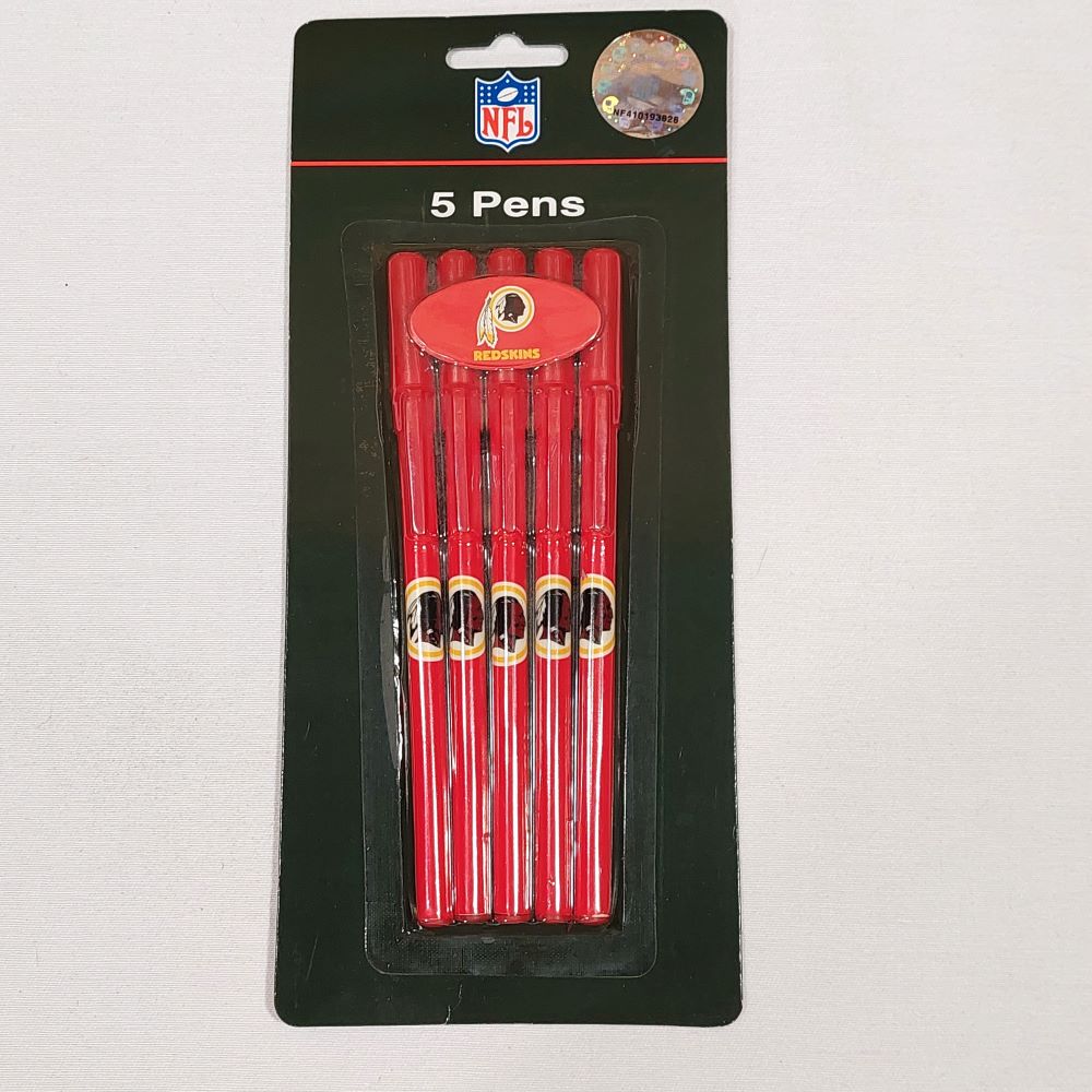 Novelty Set of Pens Washington Redskins