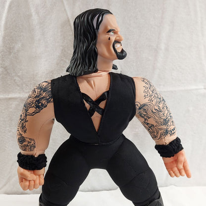 Jakks Pacific Pro Wrestling  WWF WWE Undertaker 17" Vinyl Plush Doll