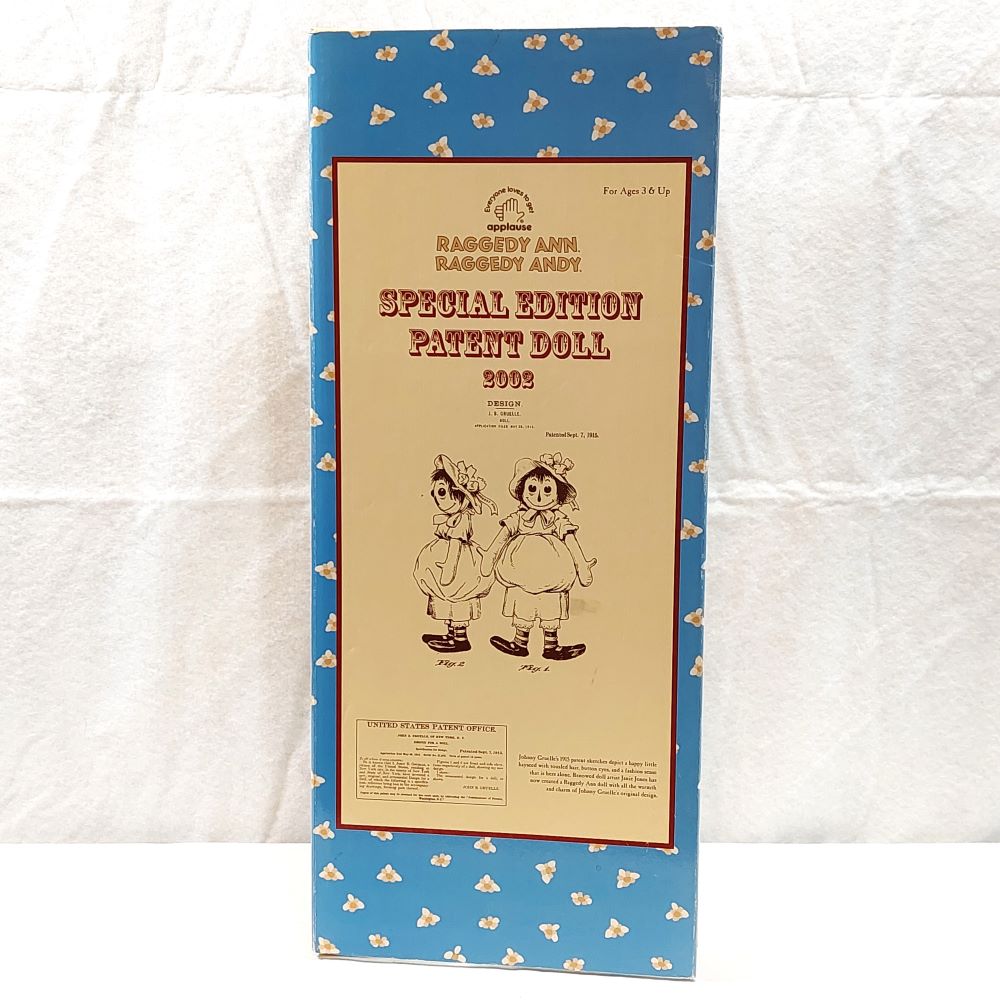 Raggedy Ann Doll Special Edition Patent Doll 2002