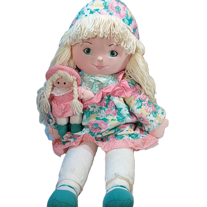 Big Sister Little Sister Rag Doll 30"