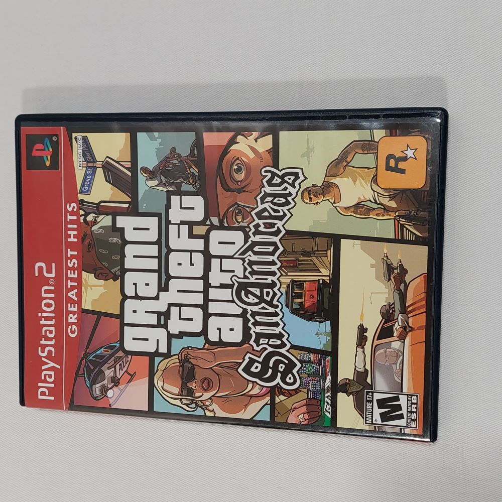 Grand Theft Auto San Andreas PS2 Game