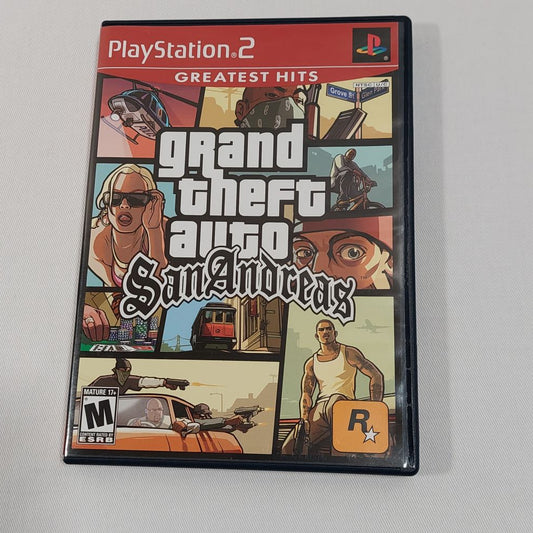 Grand Theft Auto San Andreas PS2 Game