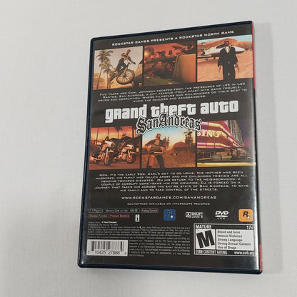 Grand Theft Auto San Andreas PS2 Game