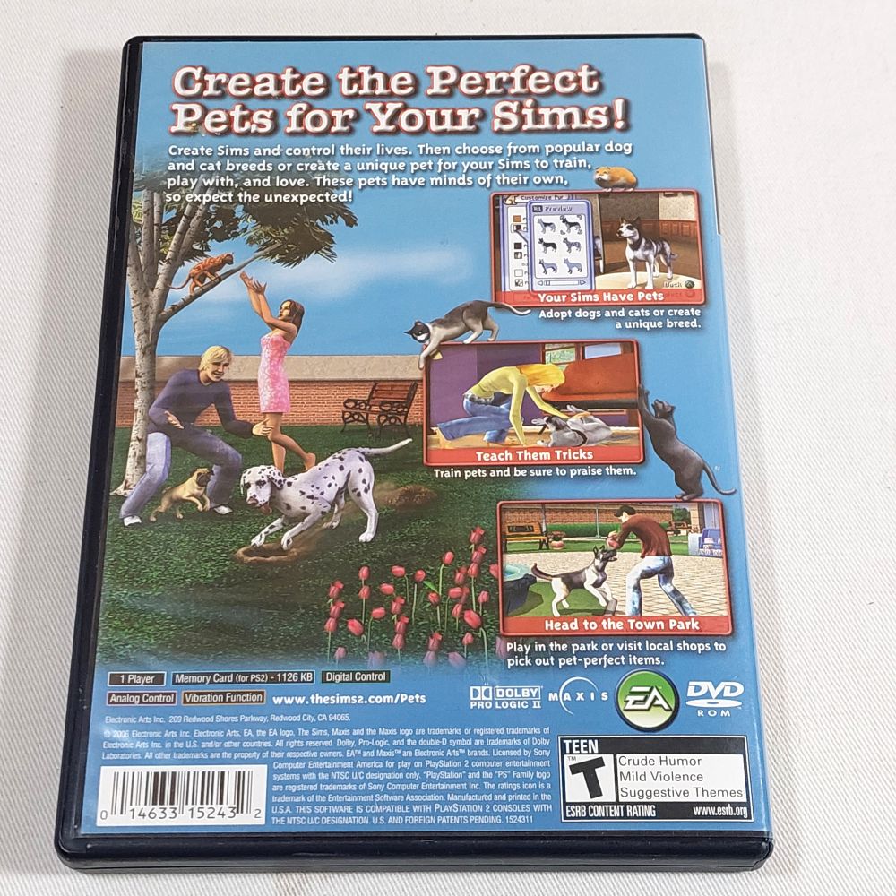 PlayStation 2 Game - The Sims 2 Pets