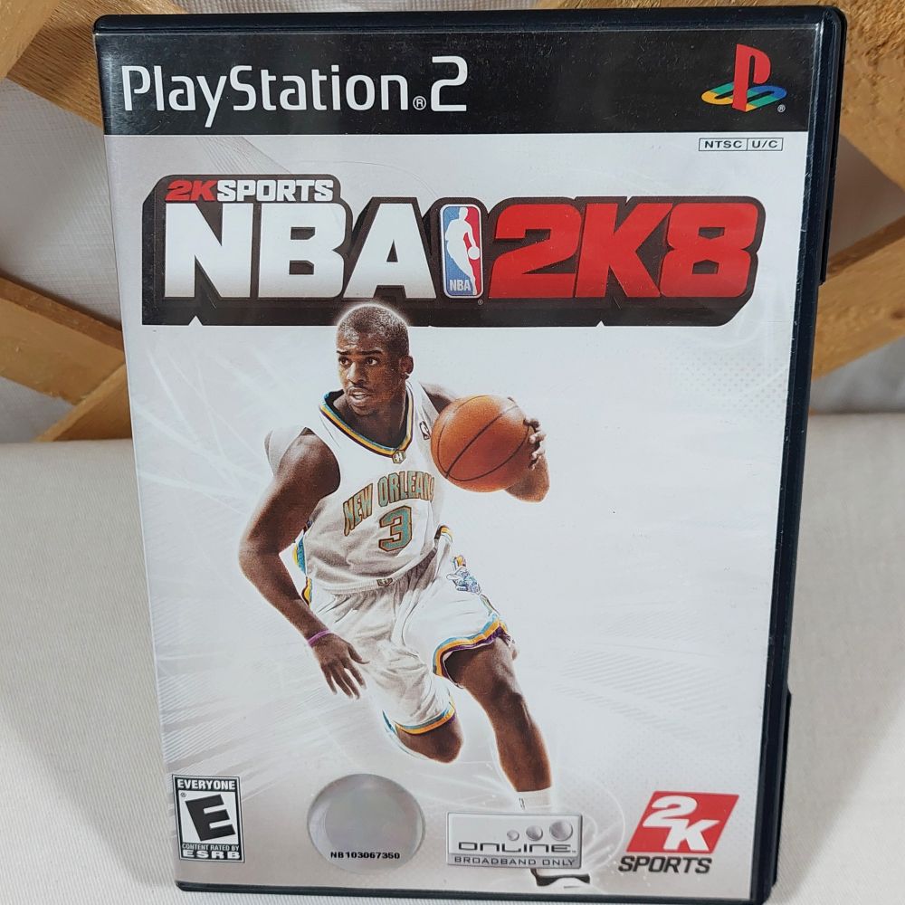 PS2 Game NBA 2K8