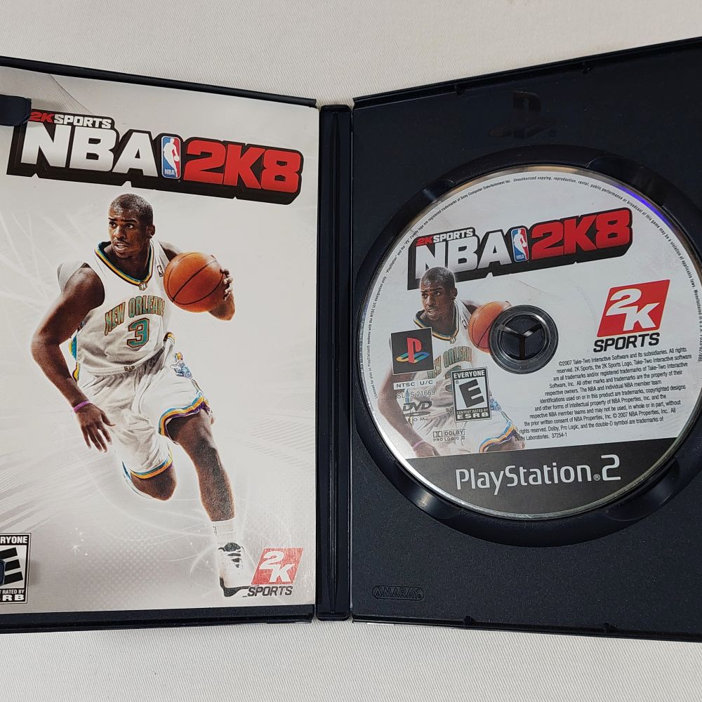 PS2 Game NBA 2K8