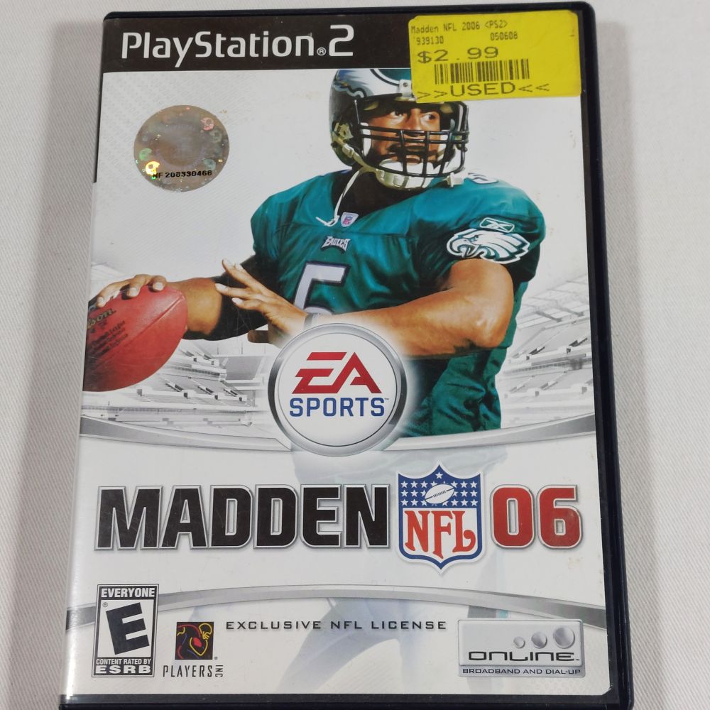 Madden 06 PlayStation 2 Game DVD Rom