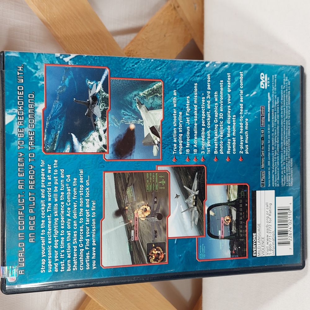 Ace Combat 04: Shattered Skies - PS2 Game