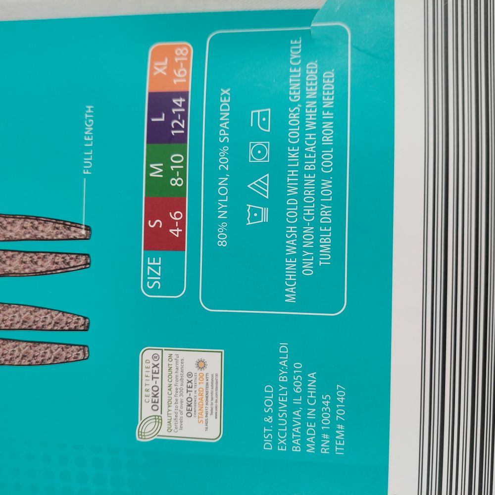 Crane Ladies Yoga Pant Size Small (4-6)