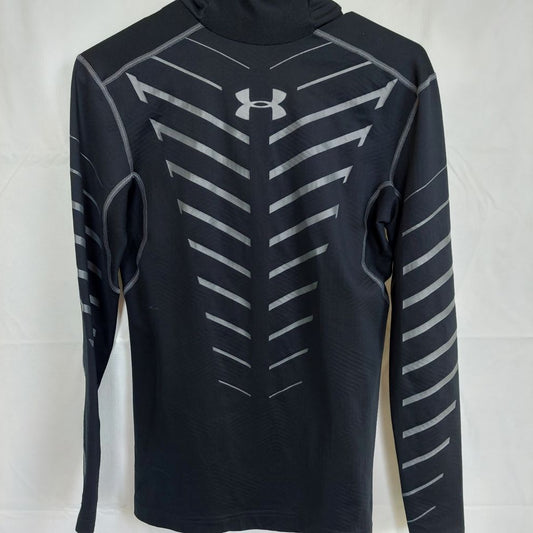 Under Armour ColdGear Striped Pullover with Hood Size MD