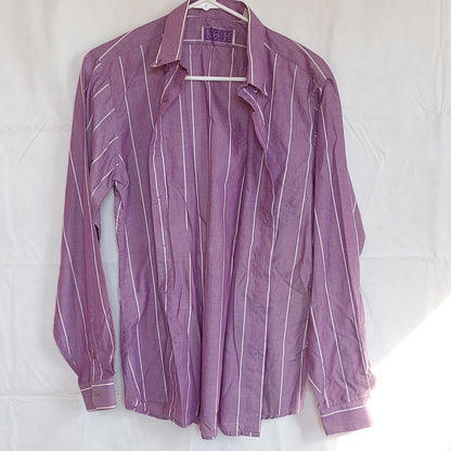 Street Closed Long Sleeve Button Down Shirt Men's Medium