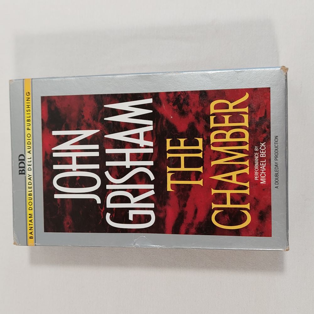 The Chamber by John Grisham on Audio Cassette Front Cover Close Up