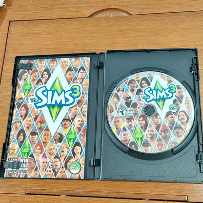 The Sims 3 DVD Rom Software View of Package Interior